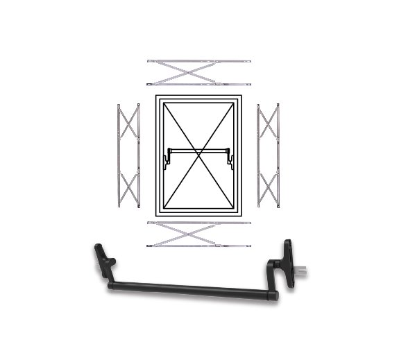 Parallel Hinges : 22 mm